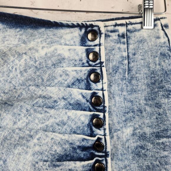 Retrofete Willa Skirt in Light Blue Acid Size Small - Picture 4 of 9